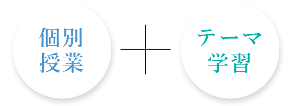 個別授業+テーマ学習